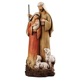 CB Gift Holy Family with Lambs Figurine, 12"