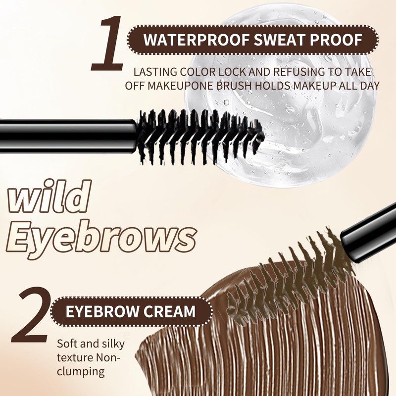 O'CHEAL 2 In 1 Double Head Black Curled Lashes Eyebrow