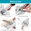 Mitre Shears, 45-135 Degree Adjustable Angle Scissors with 2 Spare