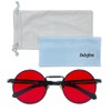 Inlefen Round Vintage Men's Metal Circle Sunglasses Women Men Sunglasses
