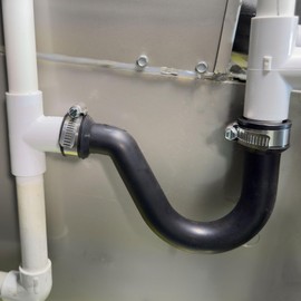 Fernco 3/4 Inch Flexible PVC Condensate Trap for HVAC Systems and Air Conditioners