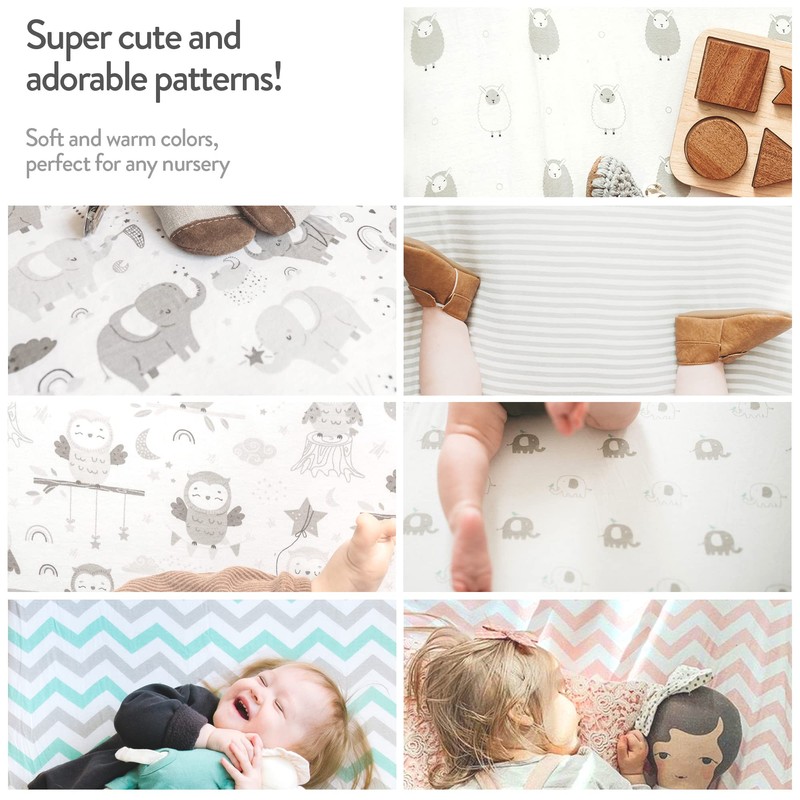 Joey + Joan Pack and Play Sheets Fitted – Compatible