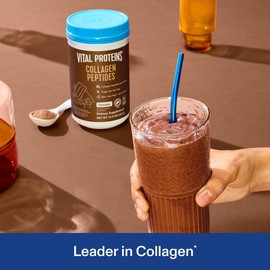 Vital Proteins Chocolate Collagen - Peptides Powder Supplement | 13.5 oz, Supports Hair, Nail, Skin, Bone and Joint Health