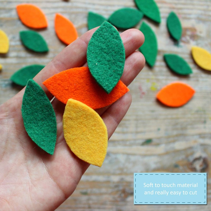 Trimits Craft Felt,Teal,Teal,10 Pack