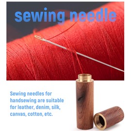 Ahvqevn Self Threading Needles for Hand Sewing Machine Needles for Seniors, Easy Side Threading Stitch Pin A