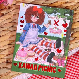 Raggedy Ann’s Kawaii Picnic Palette Eyeshadow Makeup Metallic Shimmer Cosmetic