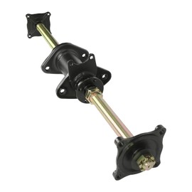 REBEKAMODS 32" 810mm Rear Axle Complete Assembly Kit, 4 Holes Carrier Wheel Hub Rear Axle for DIY Rebuild Replacement GY6 110CC 125CC 150CC ATV Quad Bike Go Kart Buggy Golf Cart