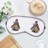 'Victorian Steampunk Attire Pixel Art' Sleep/Travel Eye Mask (EY00022045)