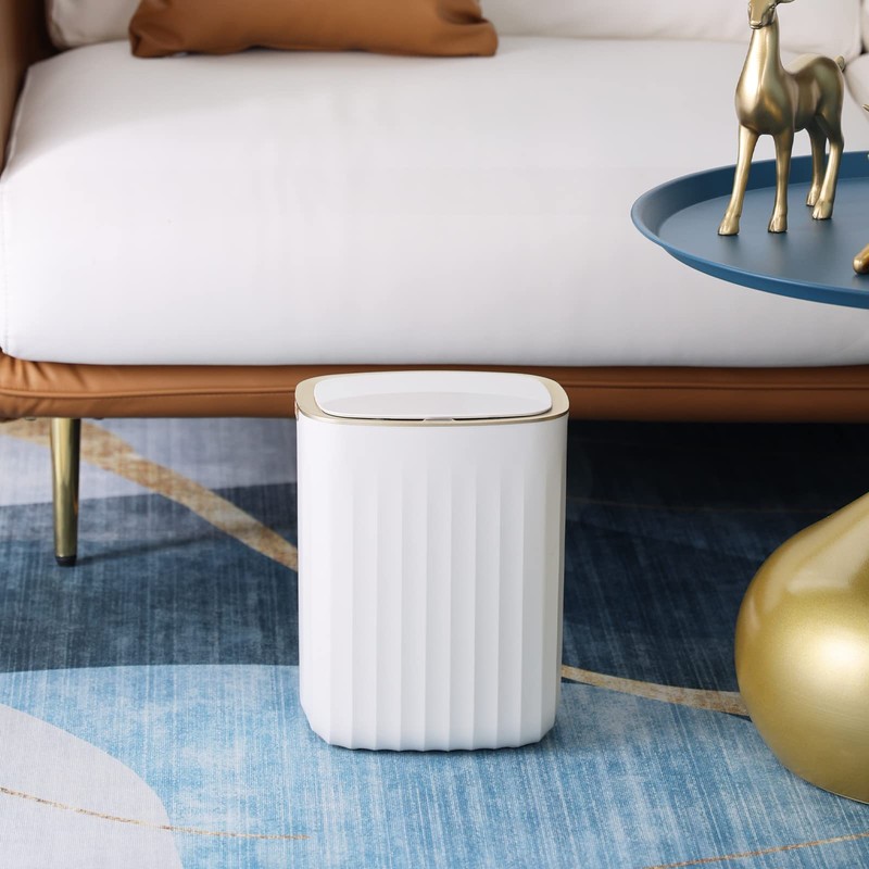 ELPHECO 3.5 Gallon Waterproof Motion Sensor Bedroom Trash Can with