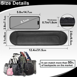 FIEIL 2 Pack Breathable Universal Shoulder Pad, 3D Cushion Air Backpack Strap Pads, for Shoulder Bags, Guitar Strap, Detachable Shoulder Strap Pad Pads Help Relieve Shoulder Pain(3D Air Cushion)