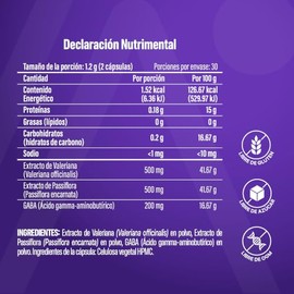 Noctazen | Valeriana, Pasiflora, GABA | Suplemento alimenticio de Rutina Nocturna | Apoyo de Sueño y Descanso Reparador | Fórmula para Hombre y Mujer 