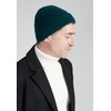 Style & Republic Men's Classic Cashmere Beanie with Ribbed Structure