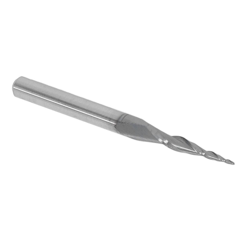Ball Nose Cutter CNC Spiral Tapered Tungsten Steel Extended End