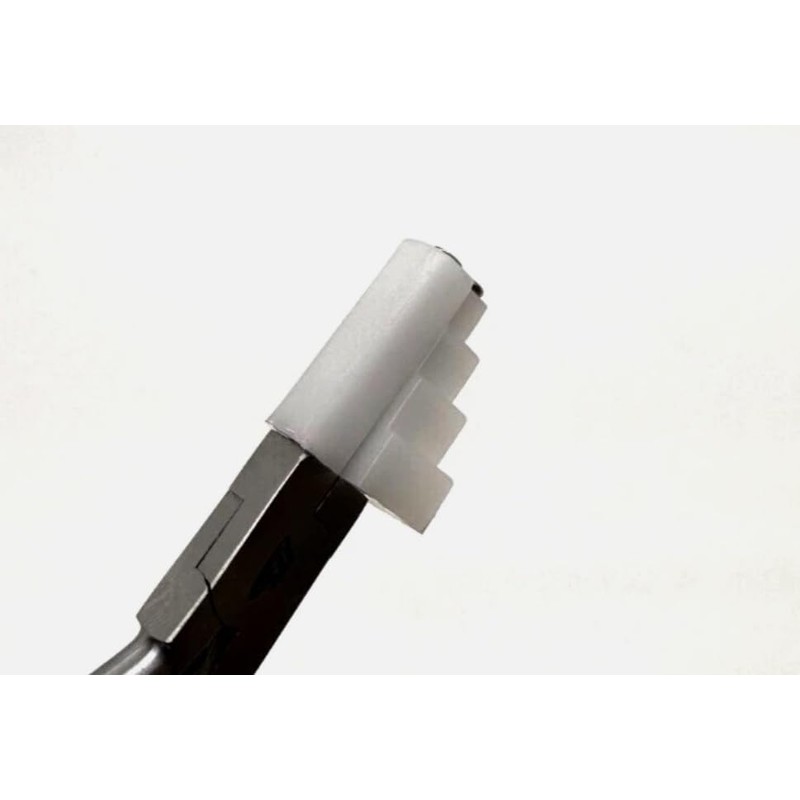 Wire Wrapping Pliers with Interchangeable Nylon Jaws, Round Square Oval