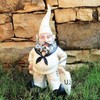 Nowaday Gnomes - Navy Sailor Gnome in White Uniform with