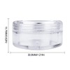 Pack of 10 transparent empty containers, 5 ml cream containers,