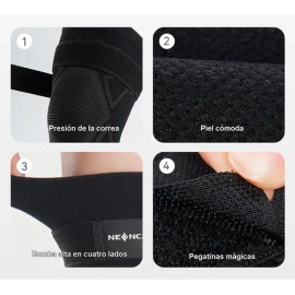 1 Par Rodilleras Elásticas Deportivas Compresion Para Gym                                                                                             