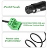 XMSJSIY XLR to 3-pin Phoenix Cable XLR 3P Female to
