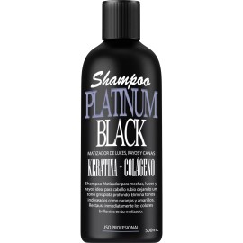 VIVONATURAL Shampoo Platinum Black Matizador Cabello Rubio Platinado!!