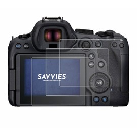 Savvies 18 Pack Screen Protector compatible with Canon EOS R6 Mark II Protection Film Clear