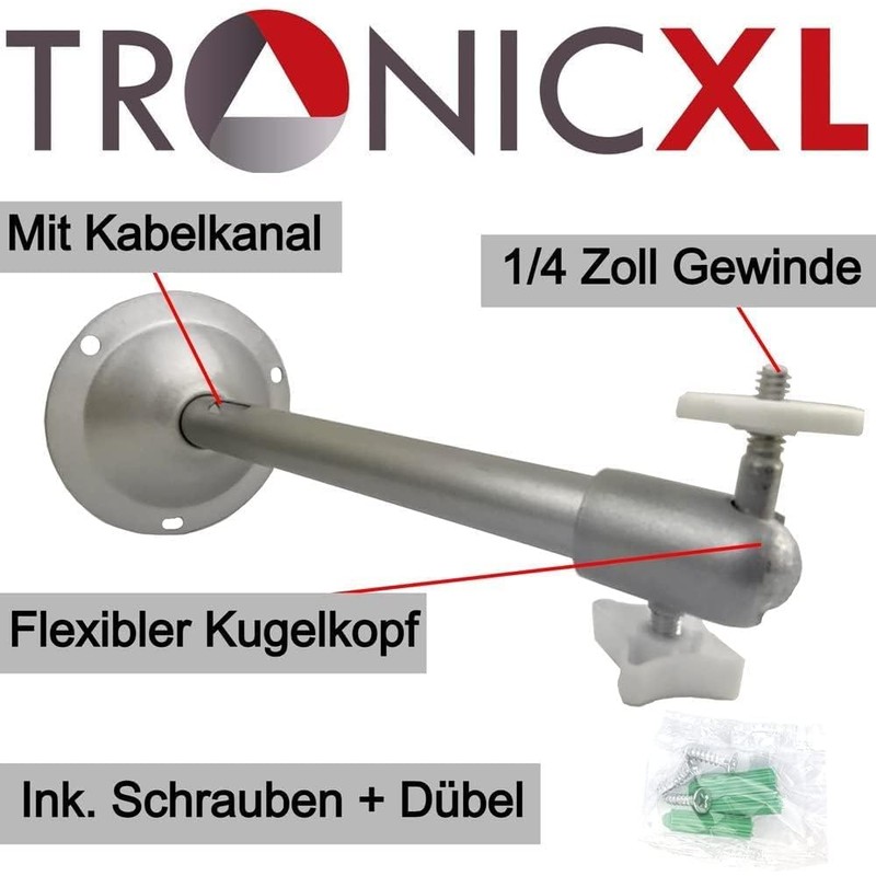TronicXL Wall Mount Ceiling Mount for Netatmo Rain Sensor and