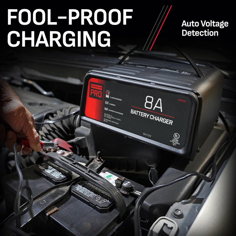 Schumacher Electric Battery Charger and Maintainer, SPR1628, 3-in-1, Fully Automatic,