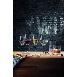 Luigi Bormioli Diamonte 16 oz. Beverage/Hiball Glass, Set of 4