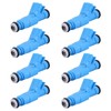 Slakerbe 8 Pcs Fuel Injectors fit for F150 E150 E250