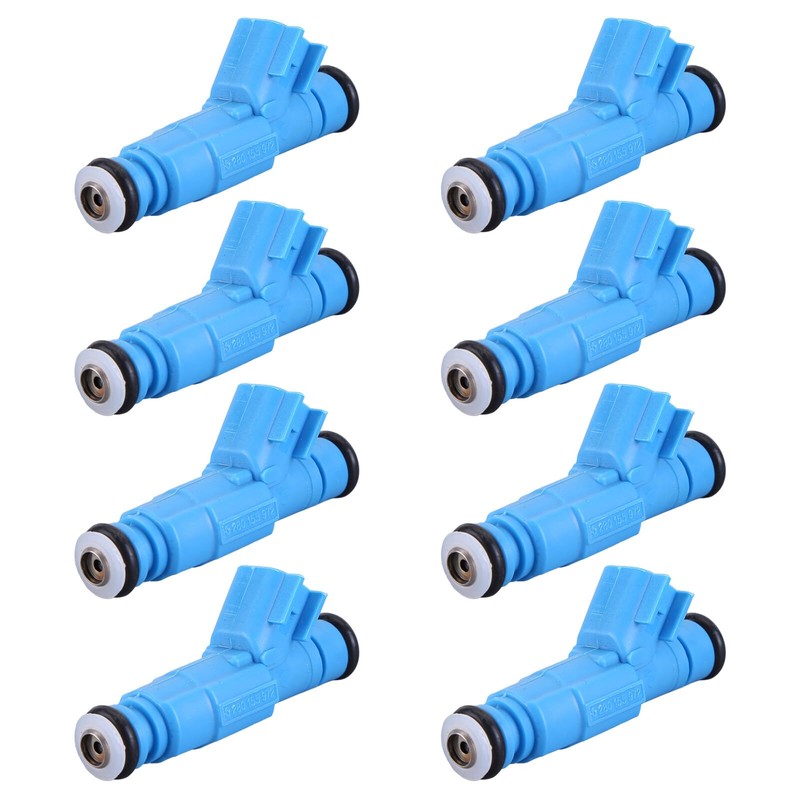 Slakerbe 8 Pcs Fuel Injectors fit for F150 E150 E250