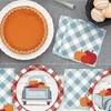 Thanksgiving Party Supplies - Fall Pumpkin Farmhouse Blue & White