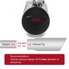 LCGP 2.5 Inch Inlet Turn Down Exhaust Tip, 2 1/2