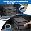 Golf Trunk Organizer for Car SUV, 2-Layer Golf Accessories Storage