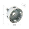 Bell Raco 5361-1 Single Ended Splice Box, 16.1 cu-in, 4
