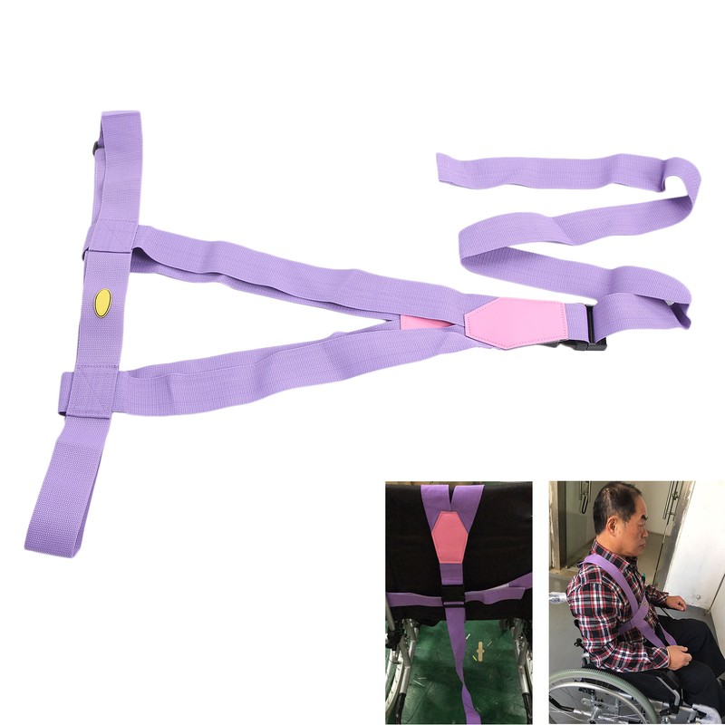 Professional Wheelchair Safety Belt Anti Slip Restraints Fixing Straps for