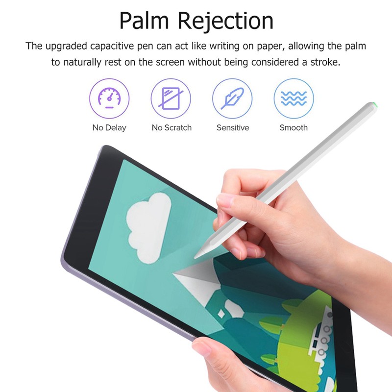Active Capacitive Pen Stylus Pen with Magnetic Charging Palm Rejection
