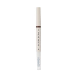 MUJI OAP71A4S Eyebrow Pencil & Brush Dark Brown