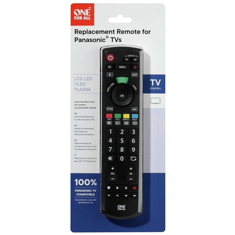 One For All Panasonic TV remote ? Works with ALL