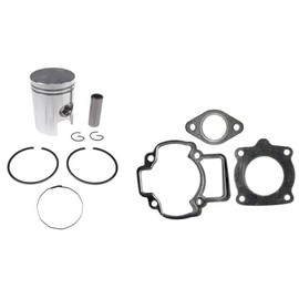 50cc Piston + Cylinder Gasket Kit Suitable for Piaggio Zip, TPH, NRG, Aprilia SR 50, Gilera Typhoon - 2-Stroke Air-Cooled Motor, 40 mm Diameter