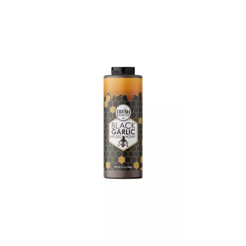 Fresh Perspective Black Garlic Infused Honey "Fresh Perspective" 12oz Squeeze