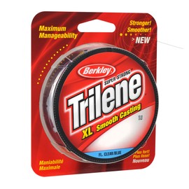 Berkley Trilene® XL®, Fluorescent Clear/Blue, 8lb | 3.6kg, 110yd | 100m Monofilament Fishing Line, Suitable for Freshwater Environments