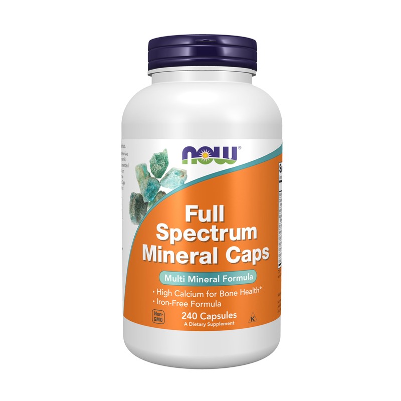 NOW Full Spectrum Mineral Caps, 240 Veg Capsules