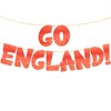GO ENGLAND Football Sports, 8 feet Glitter Red Banner, England