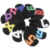 10pcs Golf Iron Head Cover with Large Color Number Waterproof