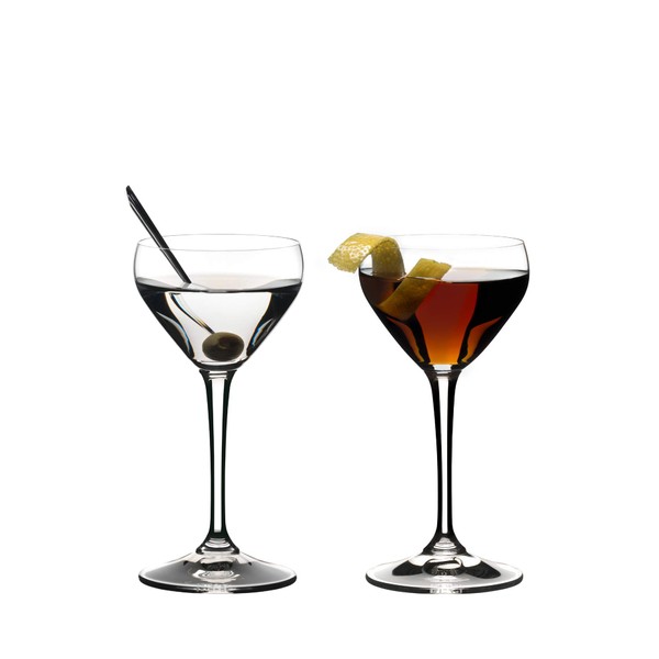 Riedel 6417/05 Drink Specific Glassware Nick & Nora Cocktail Glass, 4 oz, Clear