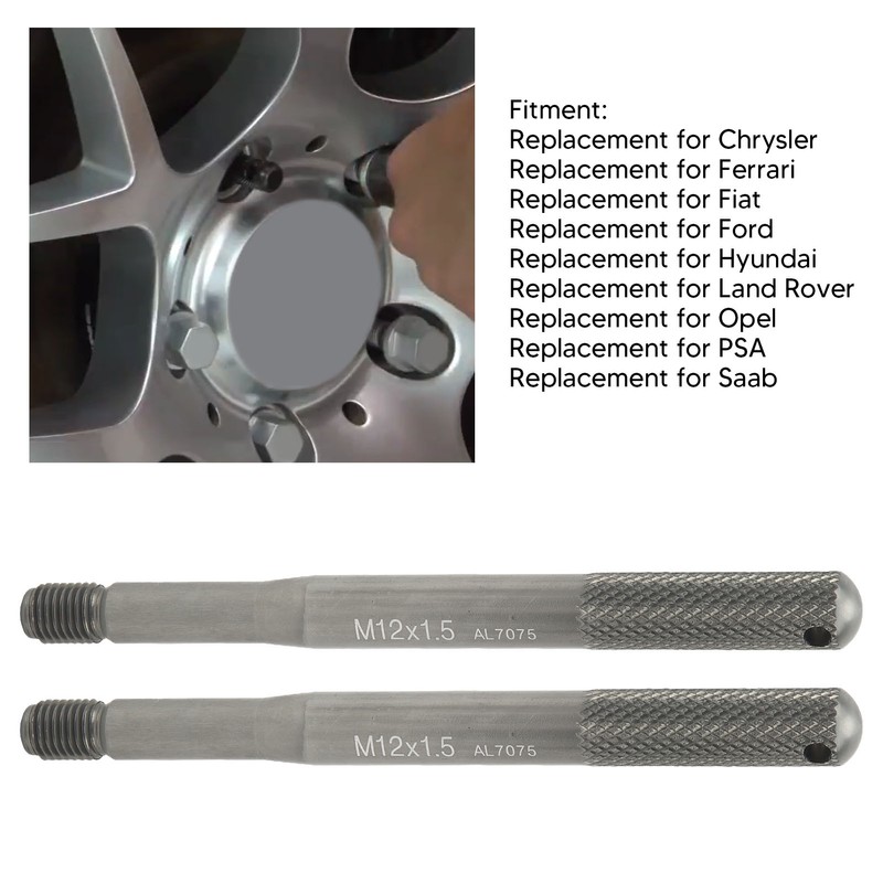 1Pair Wheel Alignment Pin High Hardness Wear Resistant Durable Rustproof