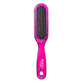 RED by Kiss Anti-Static & Anti-Frizz Wig Brush with Stainless Steel Knot-Free Bristles for Easy Detangling, Smooth Hair & Wigs Without Breakage or Snagging (Mini)