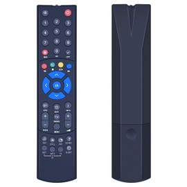 GOUYESHO Replacement Remote Control for TechniSat PVR 235 Receiver TV Suitable for DIGICORDER HD S2/K2, TECHNISTAR S1/S2/K1, Black