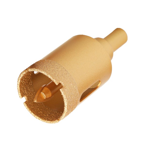 VENSTPOW Brazed 1-1/2" Diamond Hole Saw, 38mm Tile Hole Cutter