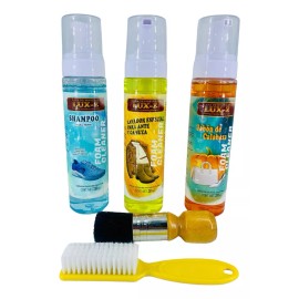 Lux-z 3 Espumas Especiales Limpiar Tenis Piel Gamuza Foam Lux-z