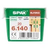 SPAX T-Star Timber Construction Screws WIROX 6 x 140mm -